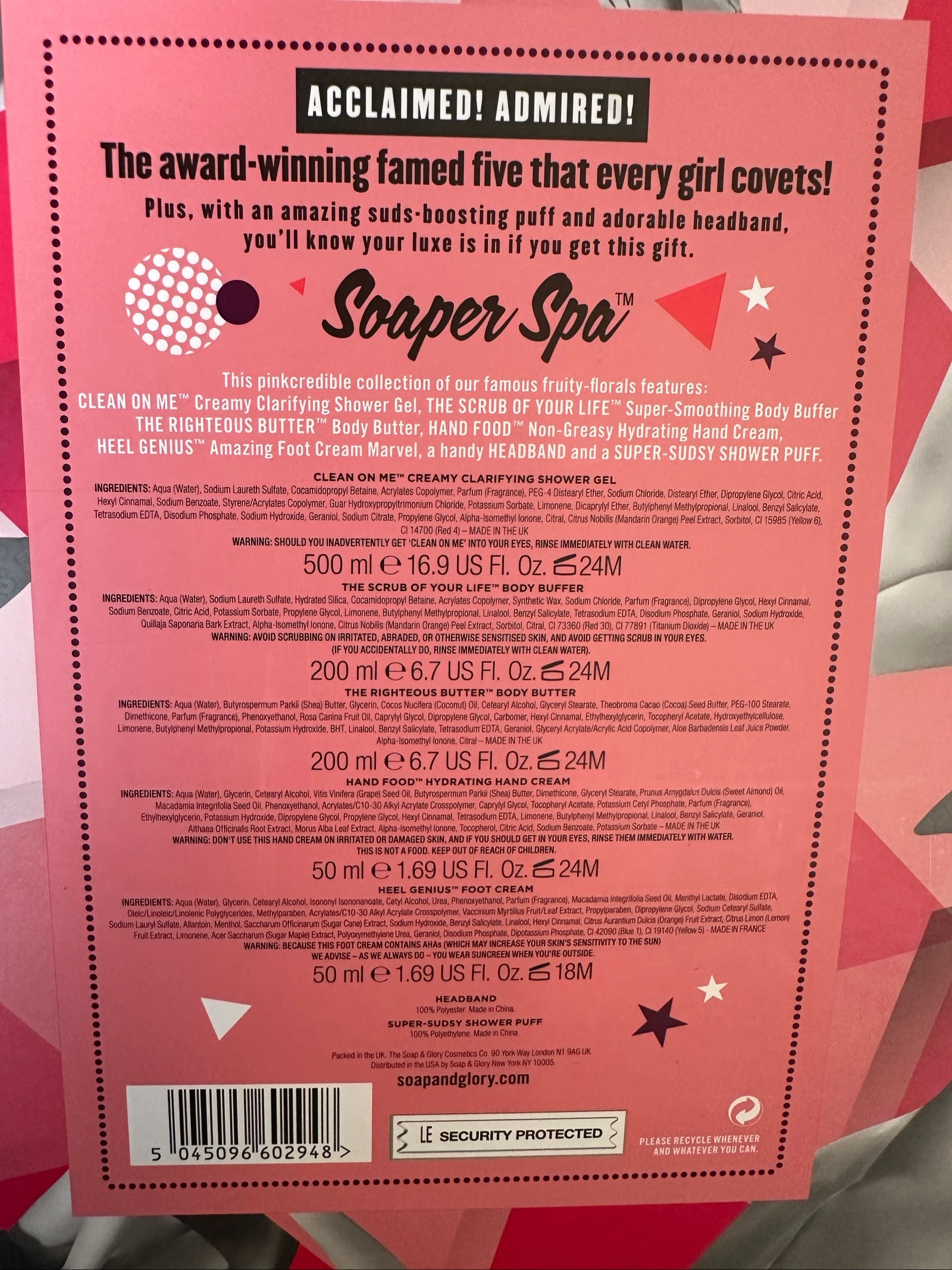 Groot cadeauset Soap & Glory "Soaper Spa" - Nieuw – photo 10